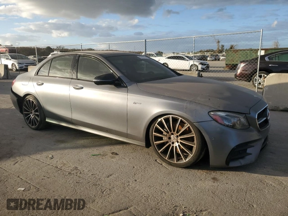 2017 Mercedes-Benz E-Class AMG E 43 with VIN WDDZF6EB3HA174398, listed as a Copart auction lot 85002554 with 91,307 mi miles and Clean Title. Bid and sale history available at carsss.com. Image 4.