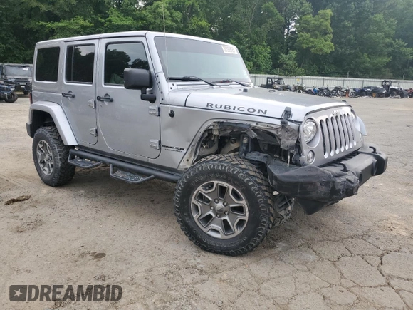 2018 Jeep Wrangler Unlimited Rubicon Recon z VIN 1C4HJWFGXJL840598, wystawiony jako Copart lot #59399595 z przebiegiem 63 298 mil mil oraz Szkoda całkowita • Salvage title. Historia ofert i sprzedaży dostępna na DreamBid. Obrazek 4.