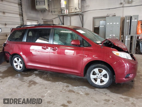 2012 Toyota Sienna LE AAS with VIN 5TDKK3DC5CS277303, listed as a IAAI auction lot 42162586 with 128,656 mi miles and . Bid and sale history available at DreamBid. Image 13.