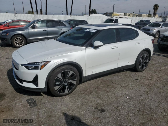 2024 Polestar 2 with VIN YSMFD3KA8RL225434, listed as a Copart auction lot 42134285 with 0 mi miles and Salvage Title. Bid and sale history available at carsss.com. Image 1.