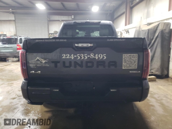 2023 Toyota Tundra Capstone Hybrid with VIN 5TFVC5DB9PX027611, listed as a Copart auction lot 85657804 with 58,052 mi miles and Salvage title. Bid and sale history available at DreamBid. Image 6.