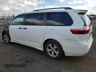 2018 Toyota Sienna L with VIN 5TDZZ3DC1JS907423, listed as a Copart auction lot 78247414 with 138,385 mi miles and Salvage Title. Bid and sale history available at DreamBid. Image 2.