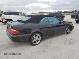 2003 Mercedes-Benz CLK 430 with VIN WDBLK70G83T131028, listed as a Copart auction lot 81419254 with 77,463 mi miles and Non Repairable. Bid and sale history available at DreamBid. Image 3.