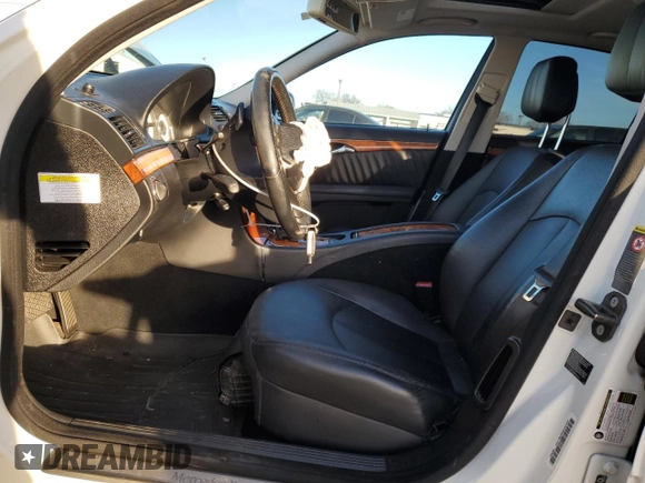 2009 Mercedes-Benz E-Class Sport 5.5L with VIN WDBUF72X79B376679, listed as a Copart auction lot 87035824 with 0 mi miles and Salvage Title. Bid and sale history available at carsss.com. Image 7.