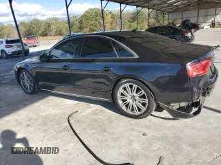 2013 Audi A8 3.0L z VIN WAUAGAFD9DN005655, wystawiony jako Copart lot #82819524 z przebiegiem 159 545 mil mil oraz Szkoda całkowita • Salvage title. Historia ofert i sprzedaży dostępna na DreamBid. Obrazek 2.