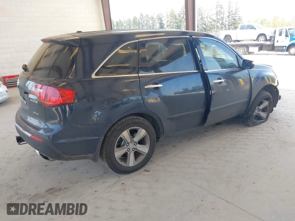 2011 Acura MDX with VIN 2HNYD2H22BH532772, listed as a IAAI auction lot 42109637 with 89,712 mi miles. Bid and sale history available at carsss.com. Image 4.