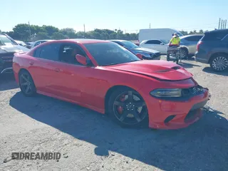 2019 Dodge Charger SRT Hellcat with VIN 2C3CDXL90KH635808, listed as a IAAI auction lot 41679587 with 43,940 mi miles and . Bid and sale history available at carsss.com. Image 1.