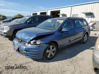 2018 Volkswagen Golf SportWagen S with VIN 3VWD17AU6JM767582, listed as a Copart auction lot 77665594 with 51,635 mi miles and Salvage Title. Bid and sale history available at carsss.com. Image 1.