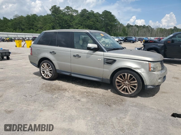 2010 Land Rover Range Rover Sport HSE Lux with VIN SALSK2D4XAA252323, listed as a Copart auction lot 60512735 with Not provided miles and Clean title. Bid and sale history available at DreamBid. Image 4.
