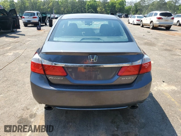2014 Honda Accord Sport with VIN 1HGCR2F55EA136693, listed as a Copart auction lot 52370475 with 180,700 mi miles and Salvage Title. Bid and sale history available at DreamBid. Image 6.