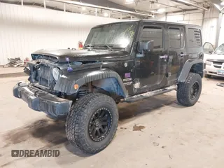 2017 Jeep Wrangler Unlimited Sport with VIN 1C4BJWDGXHL698014, listed as a IAAI auction lot 41384325 with 121,402 mi miles. Bid and sale history available at carsss.com. Image 19.