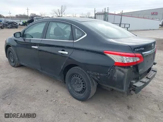 2015 Nissan Sentra S with VIN 3N1AB7AP5FY242092, listed as a IAAI auction lot 41319878 with 129,283 mi miles. Bid and sale history available at carsss.com. Image 3.