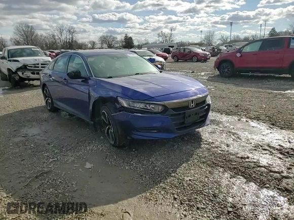 2019 Honda Accord Sedan Sport 1.5T with VIN 1HGCV1F31KA144144, listed as a Copart auction lot 42144335 with Not Provided miles and Salvage Title. Bid and sale history available at carsss.com. Image 11.