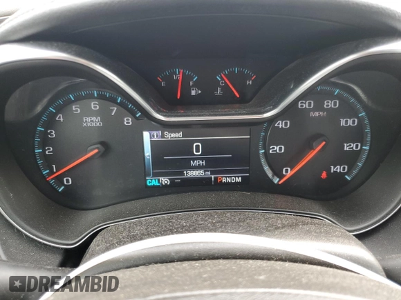 2014 Chevrolet Impala LT with VIN 1G1125S35EU100042, listed as a Copart auction lot 53892415 with 138,865 mi miles and Clean Title. Bid and sale history available at DreamBid. Image 9.