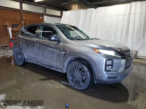 2021 Mitsubishi Outlander Sport ES with VIN JA4ARUAU2MU020620, listed as a Copart auction lot 89301915 with 38,812 mi miles and Salvage Title. Bid and sale history available at carsss.com. Image 4.