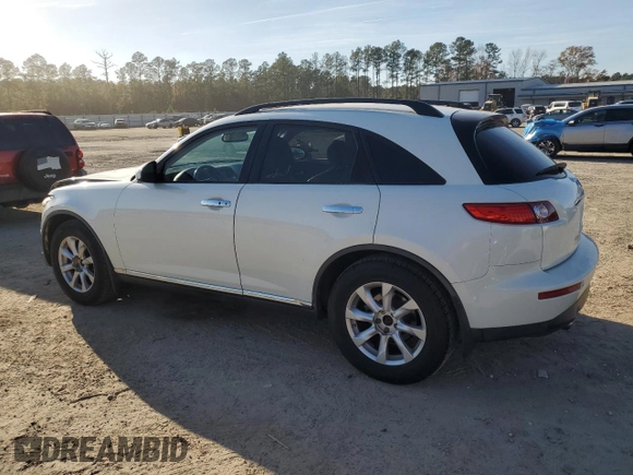 2006 Infiniti FX35 with VIN JNRAS08U66X104076, listed as a Copart auction lot 85278234 with 133,930 mi miles and Salvage Title. Bid and sale history available at carsss.com. Image 2.