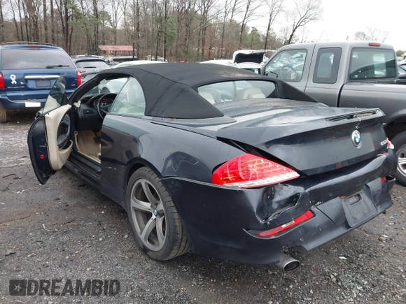 2008 BMW 6 Series 650i with VIN WBAEB53598CX63873, listed as a IAAI auction lot 41247667 with 283,230 mi miles. Bid and sale history available at carsss.com. Image 6.