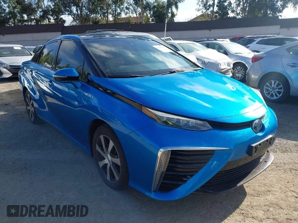 2019 Toyota Mirai with VIN JTDBVRBD0KA005792, listed as a IAAI auction lot 41447692 with 50,725 mi miles and . Bid and sale history available at carsss.com. Image 1.