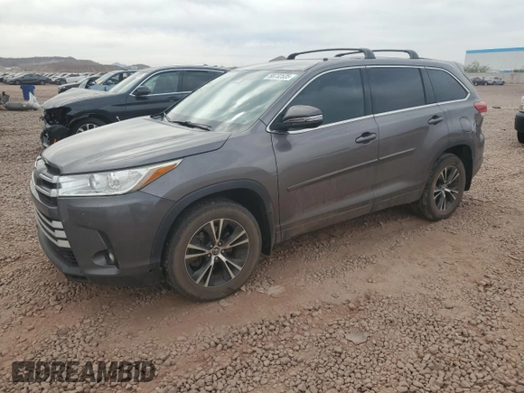 2018 Toyota Highlander LE with VIN 5TDBZRFHXJS812985, listed as a Copart auction lot 58732535 with 93,411 mi miles and Salvage title. Bid and sale history available at DreamBid. Image 1.