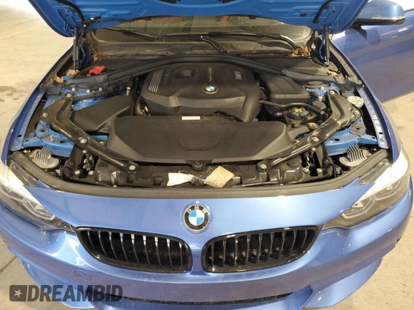 2019 BMW 4 Series 430i xDrive with VIN WBA4Z3C51KEF31360, listed as a Copart auction lot 52500085 with 55,753 mi miles and Salvage title. Bid and sale history available at DreamBid. Image 11.