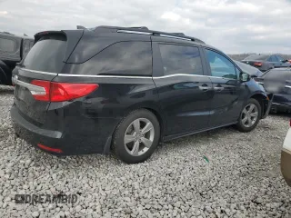 2019 Honda Odyssey EX-L with VIN 5FNRL6H70KB132716, listed as a Copart auction lot 52770195 with Not Provided miles and Salvage Title. Bid and sale history available at DreamBid. Image 3.