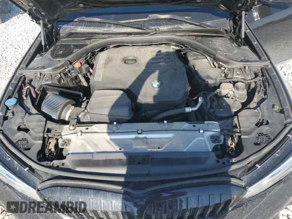 2019 BMW 3 Series 330i xDrive with VIN WBA5R7C51KAJ81891, listed as a Copart auction lot 54197695 with 70,722 mi miles and Salvage title. Bid and sale history available at DreamBid. Image 11.