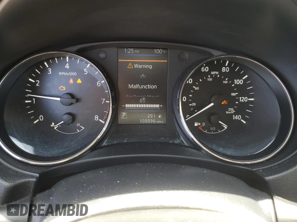 2020 Nissan Rogue SV with VIN KNMAT2MT3LP532947, listed as a Copart auction lot 56954405 with 108,896 mi miles and Salvage title. Bid and sale history available at DreamBid. Image 9.
