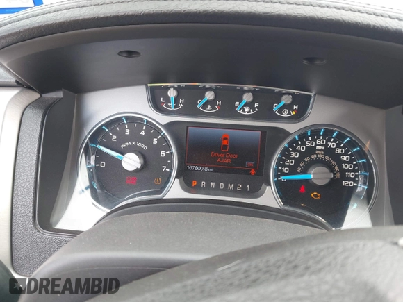 2014 Ford F-150 XL with VIN 1FTFW1EF2EFC42305, listed as a IAAI auction lot 41399663 with 167,809 mi miles. Bid and sale history available at carsss.com. Image 7.
