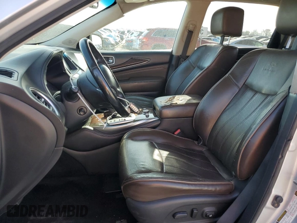 2013 Infiniti JX35 with VIN 5N1AL0MM5DC301162, listed as a Copart auction lot 49324205 with 137,407 mi miles and Salvage Title. Bid and sale history available at carsss.com. Image 7.