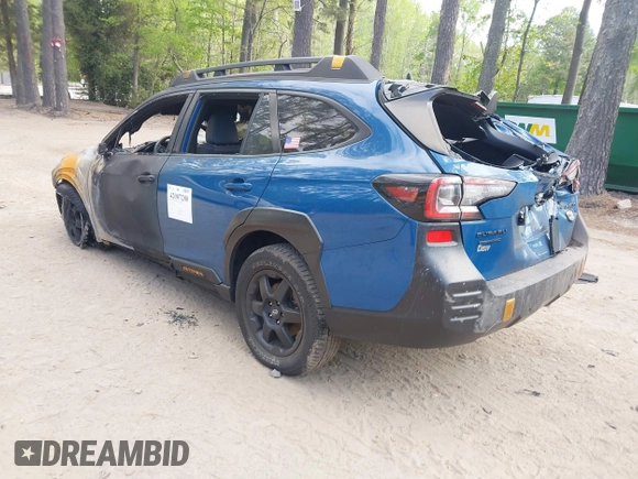 2023 Subaru Outback Wilderness with VIN 4S4BTGUD0P3100741, listed as a IAAI auction lot 42007280 with Not Provided miles and . Bid and sale history available at DreamBid. Image 3.