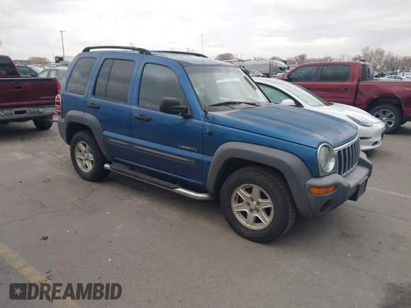 2004 Jeep Liberty Sport with VIN 1J4GK48K84W147282, listed as a IAAI auction lot 41888043 with 211,043 mi miles and . Bid and sale history available at DreamBid. Image 1.