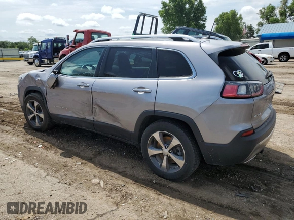 2019 Jeep Cherokee Limited with VIN 1C4PJMDXXKD253526, listed as a Copart auction lot 58579965 with 116,013 mi miles and Salvage title. Bid and sale history available at DreamBid. Image 2.
