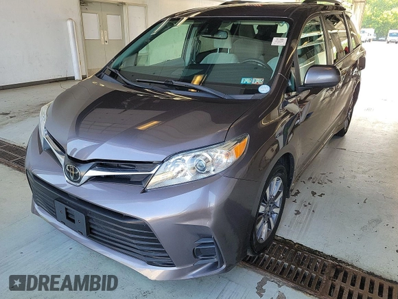 2020 Toyota Sienna LE with VIN 5TDJZ3DC2LS251216, listed as a IAAI auction lot 42613559 with 36,699 mi miles and . Bid and sale history available at DreamBid. Image 8.