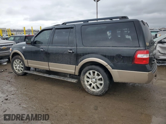 2012 Ford Expedition Max King Ranch with VIN 1FMJK1J5XCEF34365, listed as a Copart auction lot 42457555 with 202,487 mi miles and Non repairable. Bid and sale history available at DreamBid. Image 2.