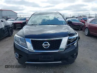 2015 Nissan Pathfinder SV with VIN 5N1AR2MN2FC677985, listed as a IAAI auction lot 41879156 with 114,339 mi miles and . Bid and sale history available at DreamBid. Image 12.