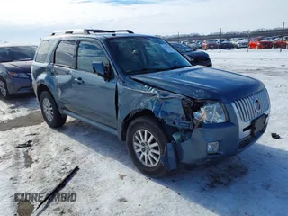 2010 Mercury Mariner Premier with VIN 4M2CN8HG7AKJ29786, listed as a IAAI auction lot 41323378 with 126,592 mi miles. Bid and sale history available at carsss.com. Image 1.