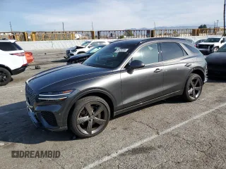 2024 Genesis GV70 3.5T Sport with VIN 5NMMCDTC2RH003145, listed as a Copart auction lot 45129295 with 10,074 mi miles and Salvage Title. Bid and sale history available at carsss.com. Image 1.