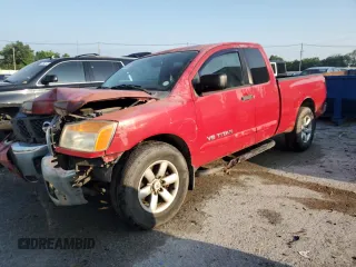 2010 Nissan Titan SV with VIN 1N6BA0CA0AN300133, listed as a Copart auction lot 61983195 with 152,525 mi miles and Non repairable. Bid and sale history available at DreamBid. Image 1.