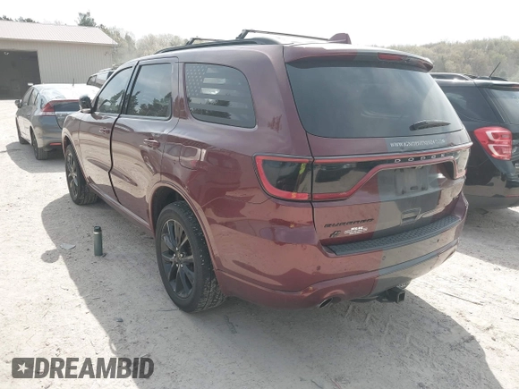 2018 Dodge Durango GT with VIN 1C4RDJDG0JC386749, listed as a IAAI auction lot 42196900 with 92,893 mi miles and . Bid and sale history available at DreamBid. Image 3.