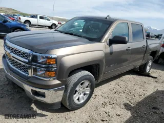 2015 Chevrolet Silverado 1500 LT with VIN 3GCUKREC0FG276928, listed as a Copart auction lot 52020105 with 91,524 mi miles and Salvage Title. Bid and sale history available at carsss.com. Image 1.