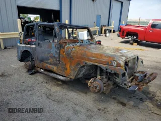1999 Jeep Wrangler Sport with VIN 1J4FY19S3XP468927, listed as a Copart auction lot 64190184 with 0 mi miles and Non Repairable. Bid and sale history available at carsss.com. Image 4.