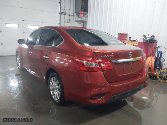 2017 Nissan Sentra SV with VIN 3N1AB7AP7HY266042, listed as a IAAI auction lot 41246586 with 137,262 mi miles. Bid and sale history available at carsss.com. Image 3.