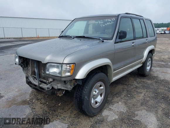 2002 Isuzu Trooper S with VIN JACDJ58X527J07745, listed as a IAAI auction lot 42714673 with 122,482 mi miles and . Bid and sale history available at DreamBid. Image 2.