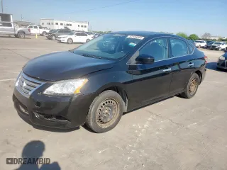 2015 Nissan Sentra SV with VIN 3N1AB7AP3FY331286, listed as a Copart auction lot 52158565 with 144,859 mi miles and Clean Title. Bid and sale history available at carsss.com. Image 1.
