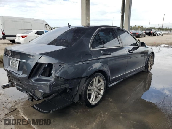 2013 Mercedes-Benz C 250 Sport with VIN WDDGF4HBXDA787894, listed as a Copart auction lot 85084134 with 148,723 mi miles and Salvage Title. Bid and sale history available at DreamBid. Image 3.