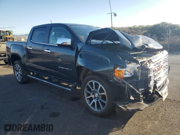 2021 GMC Canyon 4WD Denali with VIN 1GTG6EEN9M1150283, listed as a Copart auction lot 45810795 with 52,130 mi miles and Non Repairable. Bid and sale history available at carsss.com. Image 4.