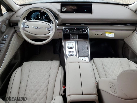 2024 Genesis GV80 with VIN KMUHCESC1RU167386, listed as a Copart auction lot 74351853 with 29 mi miles. Bid and sale history available at carsss.com. Image 8.