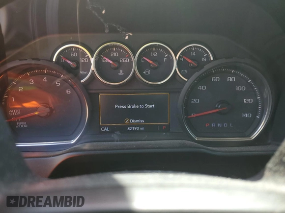 2019 Chevrolet Silverado 1500 RST with VIN 1GCRWDEK0KZ258069, listed as a Copart auction lot 68341754 with 82,190 mi miles and Salvage Title. Bid and sale history available at carsss.com. Image 9.