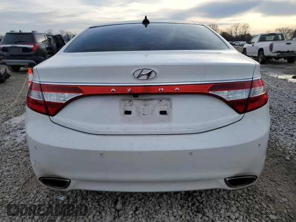2013 Hyundai Azera with VIN KMHFH4JG2DA232956, listed as a Copart auction lot 46245175 with 59,987 mi miles and Salvage Title. Bid and sale history available at DreamBid. Image 6.