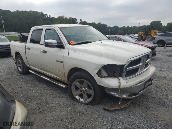 2009 Dodge Ram 1500 SLT with VIN 1D3HB13P99S747472, listed as a Copart auction lot 71569334 with 267,272 mi miles and Salvage Title. Bid and sale history available at carsss.com. Image 4.